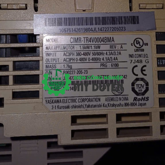 CIMR-TR4V0004BMA ( BIẾN TẦN YASKAWA T1000  )