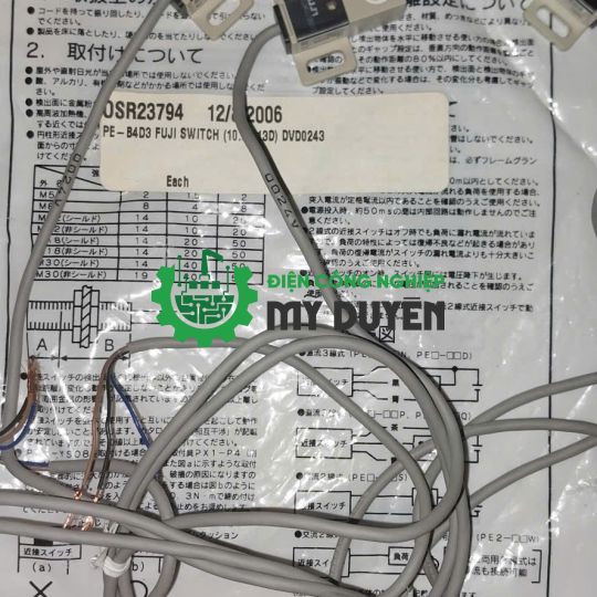 sensor FUJI ELECTRIC PE-B4D3